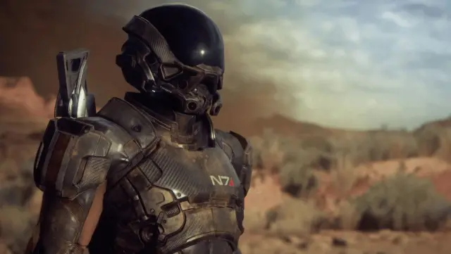 Captura de Mass Effect Andromeda, la entrega más reciente de la saga