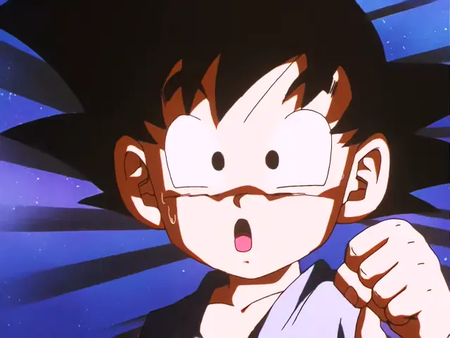 Baby lucha contra los saiyans en el episodio 22 de Dragon Ball GT