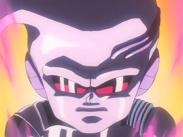 Baby lucha contra los saiyans en el episodio 22 de Dragon Ball GT