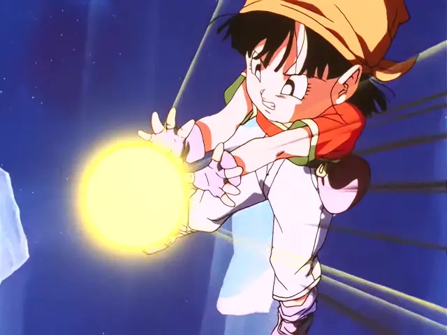 Baby lucha contra los saiyans en el episodio 22 de Dragon Ball GT