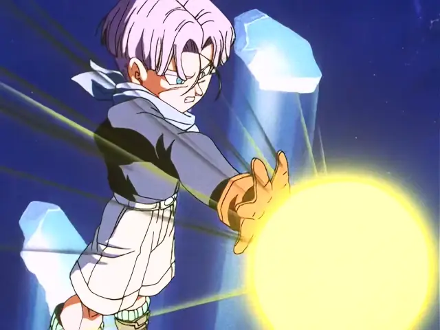 Baby lucha contra los saiyans en el episodio 22 de Dragon Ball GT