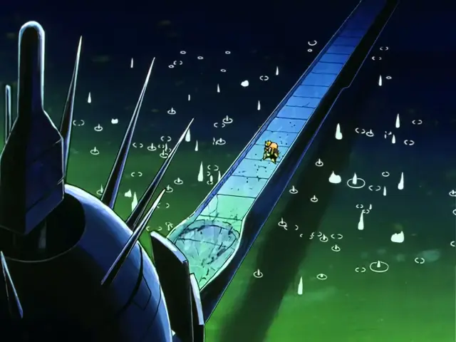 Baby asesina al Dr. Mu en el episodio 22 de Dragon Ball GT