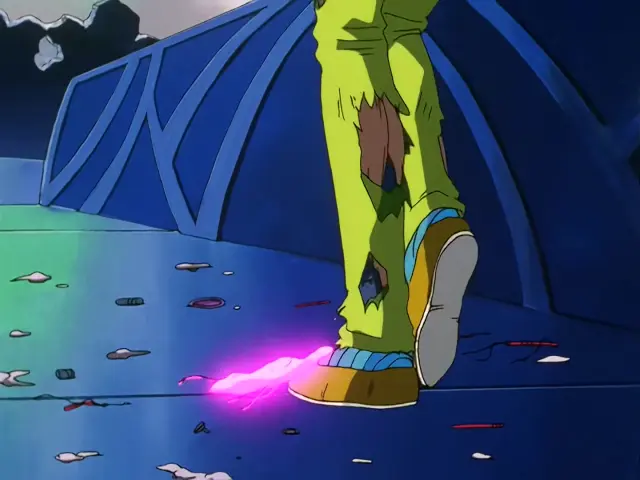 Baby asesina al Dr. Mu en el episodio 22 de Dragon Ball GT