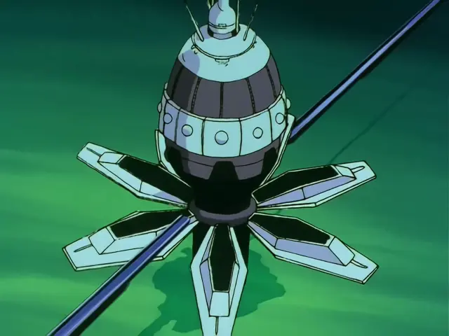 Baby asesina al Dr. Mu en el episodio 22 de Dragon Ball GT