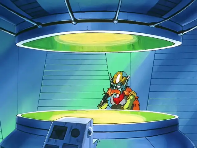 Baby asesina al Dr. Mu en el episodio 22 de Dragon Ball GT