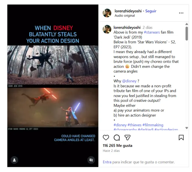El supuesto plagio de Star Wars Visions