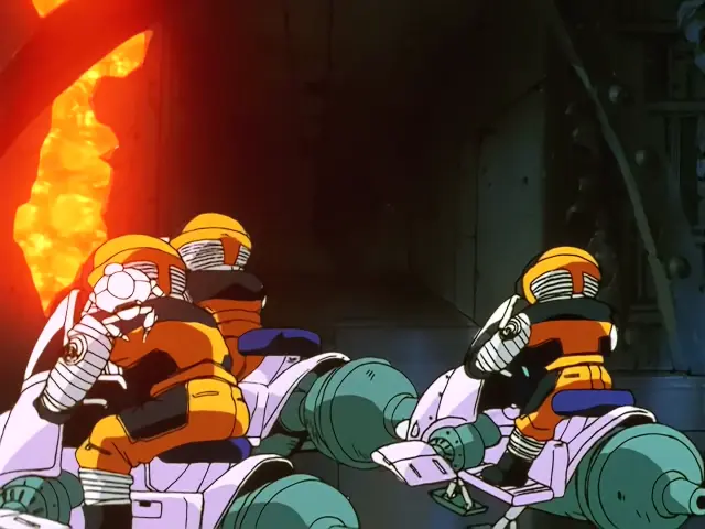 Goku, Pan y Trunks salvan a un misterioso niño en mitad del espacio en el episodio 23 de Dragon Ball GT