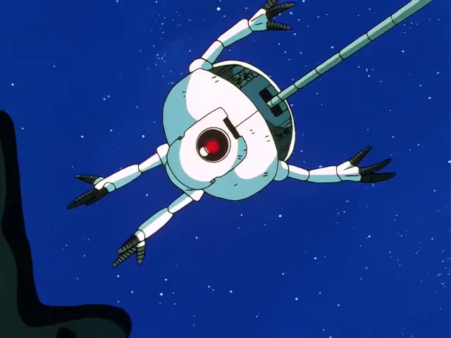 Goku, Pan y Trunks salvan a un misterioso niño en mitad del espacio en el episodio 23 de Dragon Ball GT