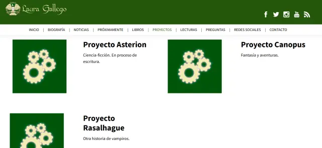 Proyectos de Laura Gallego