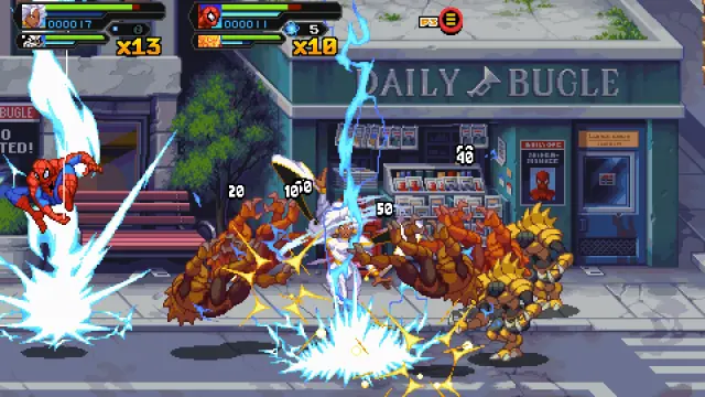 Tormenta combina habilidades con Spider-man en Marvel Cosmic Invasion