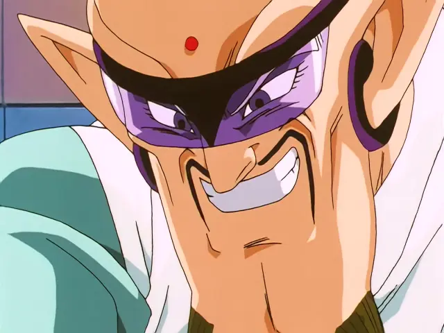Baby estrangula a Trunks en el episodio 24 de Dragon Ball GT