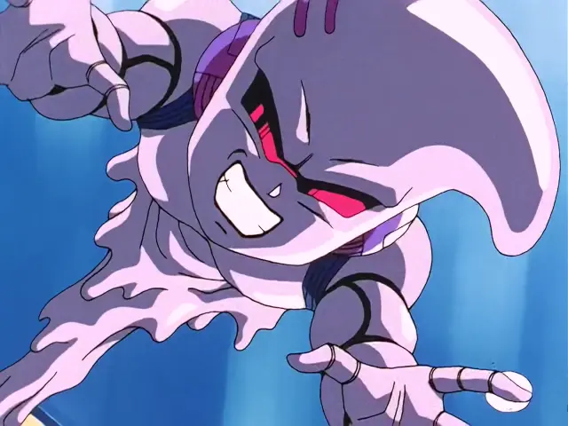 Baby posee a Trunks en el episodio 24 de Dragon Ball GT