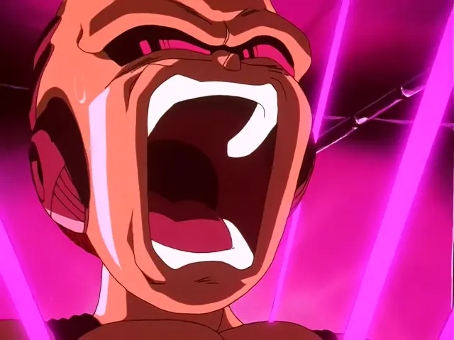 Baby posee a Trunks en el episodio 24 de Dragon Ball GT