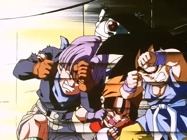 Baby se carga a toda la tripulación de un transbordador espacial en Dragon Ball GT.