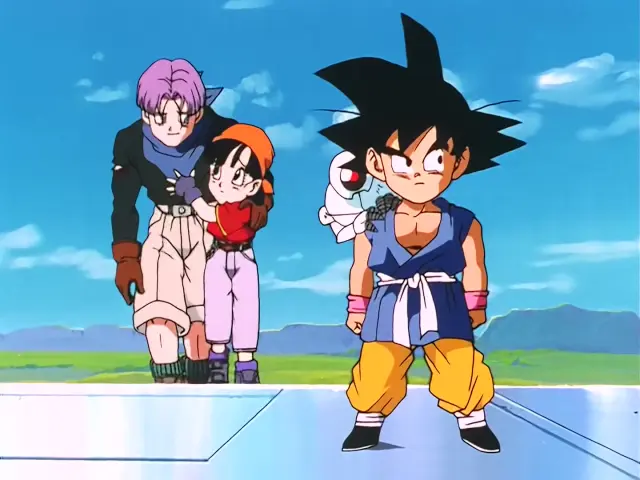 Baby se carga a toda la tripulación de un transbordador espacial en Dragon Ball GT.