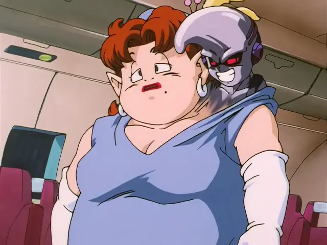 Baby se carga a toda la tripulación de un transbordador espacial en Dragon Ball GT.