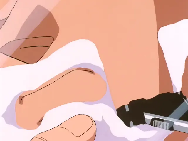 Vegeta se afeita el bigote en el episodio 25 de Dragon Ball GT