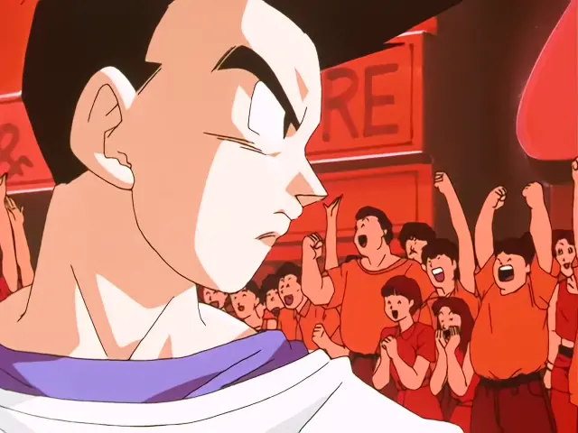 Goten se luce delante de su novia Pares frente a Baby