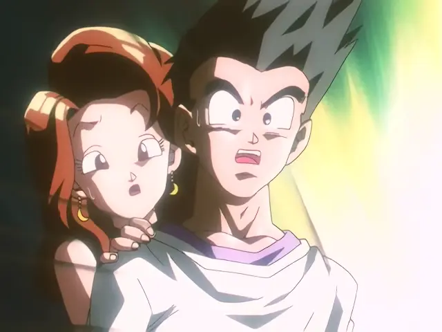 Baby aterroriza a la población destrozando el cuerpo de un ciudadano en el episodio 25 de Dragon Ball GT.