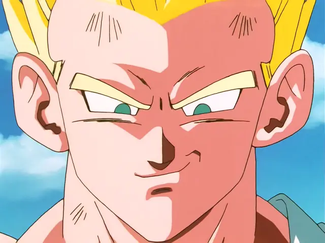 Gohan, poseído por Baby, destroza a Piccolo con un Kame Hame Ha en Dragon Ball GT