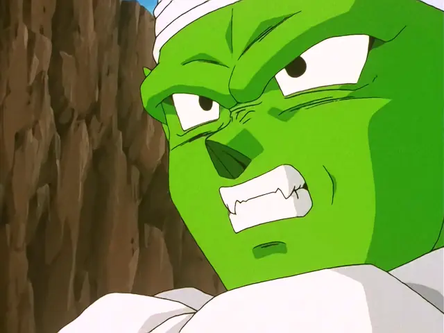 Gohan, poseído por Baby, destroza a Piccolo con un Kame Hame Ha en Dragon Ball GT