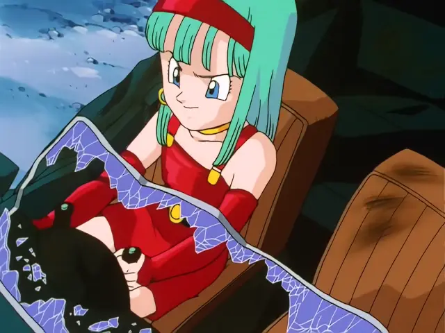 Vegeta y Bra son atacados por Gohan Baby en el episodio 27 de Dragon Ball GT