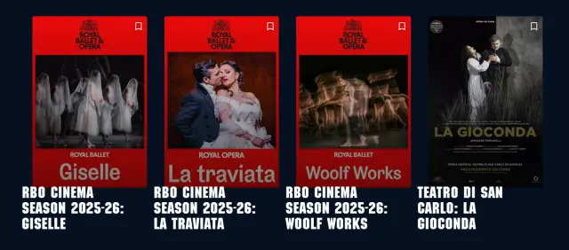 Eventos de teatro, ballet y ópera en Cinesa