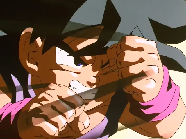 Gohan casi asesina a su hija Pan en el episodio 28 de Dragon Ball GT