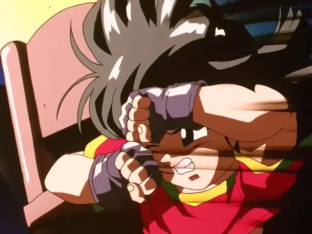 Gohan casi asesina a su hija Pan en el episodio 28 de Dragon Ball GT