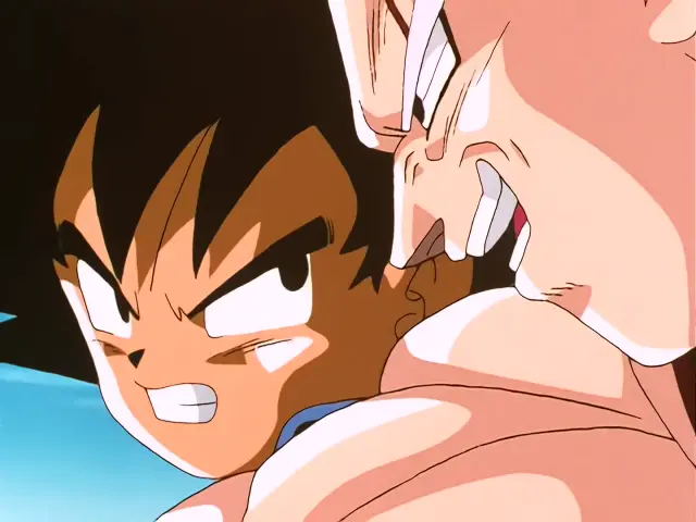 Goku Super Saiyan 3 no puede hacer nada contra Vegeta Baby en Dragon Ball GT