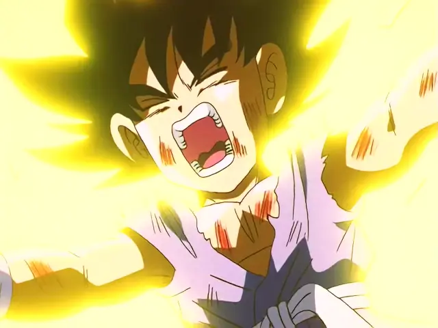 Vegeta Baby alcanza su segunda forma en Dragon Ball GT