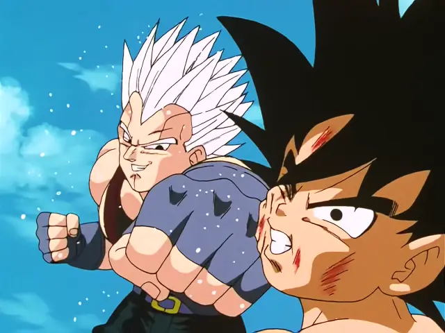 Vegeta Baby alcanza su segunda forma en Dragon Ball GT