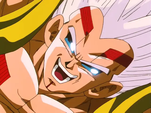 Vegeta Baby alcanza su forma final y derrota a Goku en Dragon Ball GT