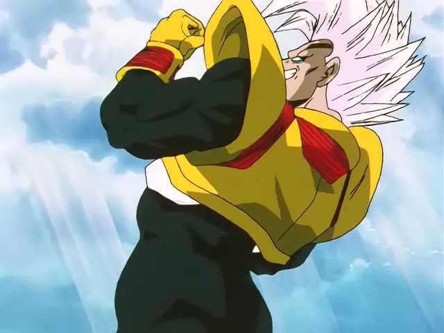 Vegeta Baby alcanza su forma final y derrota a Goku en Dragon Ball GT