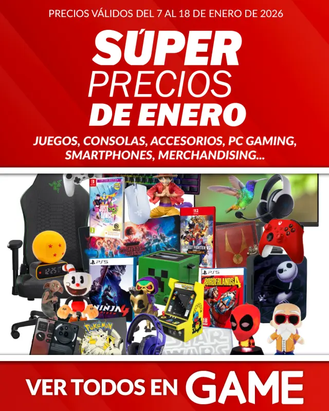Súper Precios de Enero en GAME