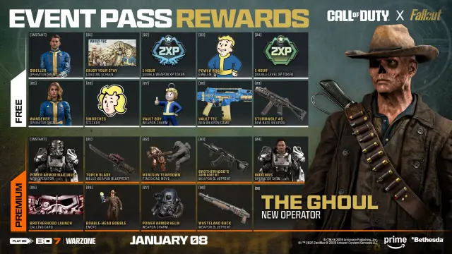 Pase de Evento Call of Duty x Fallout