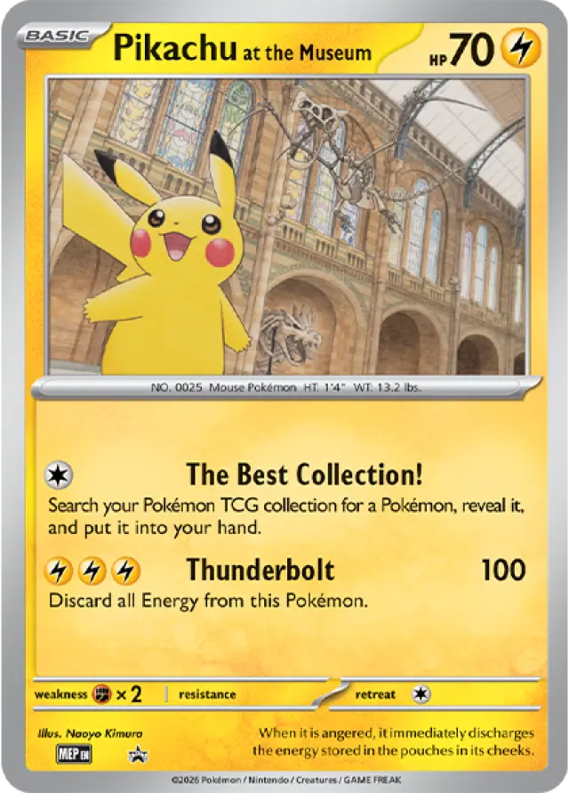 Carta de Pikachu especial