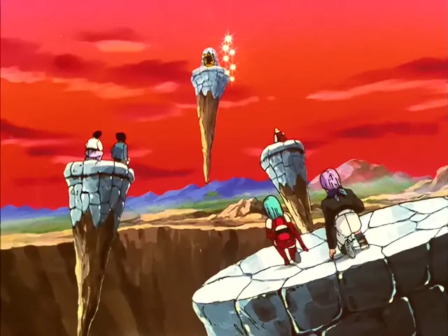 La resurrección del planeta Tsufur en el episodio 30 de Dragon Ball GT
