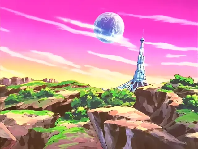 La resurrección del planeta Tsufur en el episodio 30 de Dragon Ball GT