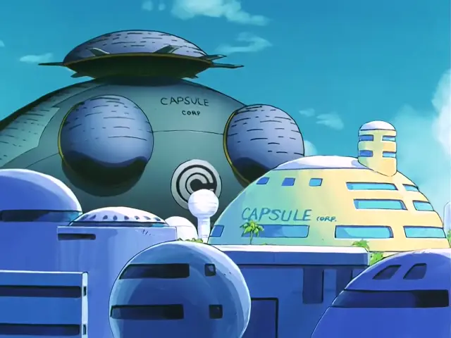 La nave Tsufur de la Capsule Corporation y las trampas de Sugoro en Dragon Ball GT