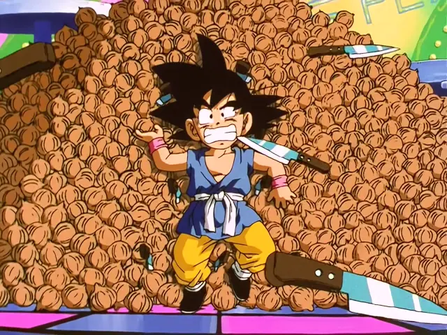 La nave Tsufur de la Capsule Corporation y las trampas de Sugoro en Dragon Ball GT