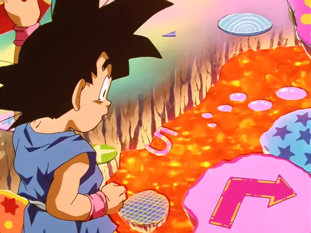Goku escapa de la Dimensión Sugoroku en el episodio 31 de Dragon Ball GT