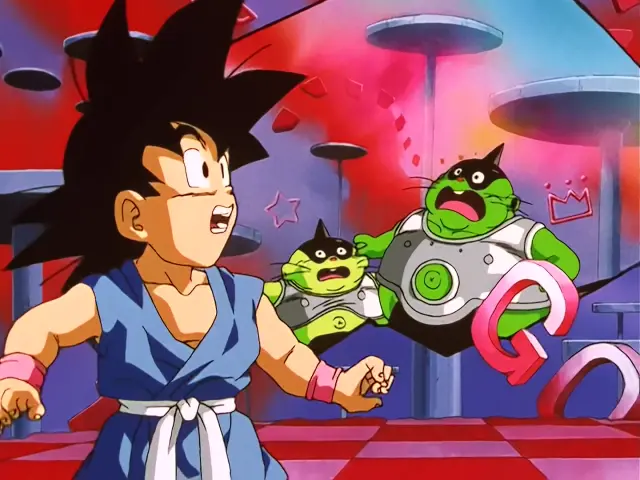 Goku escapa de la Dimensión Sugoroku en el episodio 31 de Dragon Ball GT