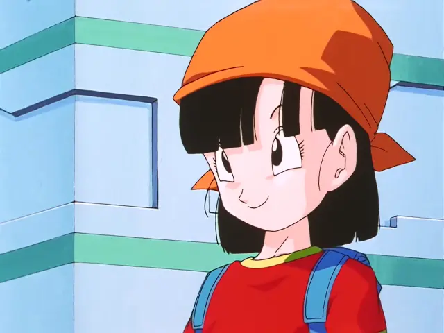 Pan lanza laxantes a los tsufurs para que expulsen los huevos de Baby en el episodio 31 de Dragon Ball GT