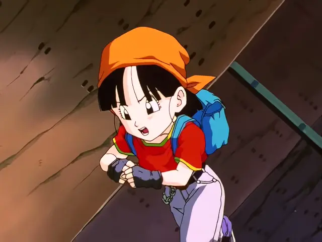 Pan lanza laxantes a los tsufurs para que expulsen los huevos de Baby en el episodio 31 de Dragon Ball GT
