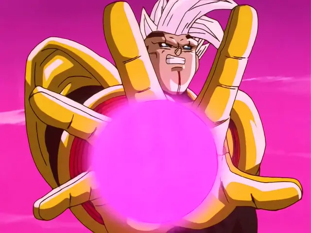 Uub se enfrenta a Baby por primera vez en el episodio 32 de Dragon Ball GT