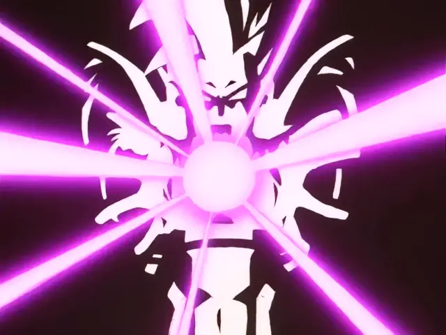 Uub se enfrenta a Baby por primera vez en el episodio 32 de Dragon Ball GT