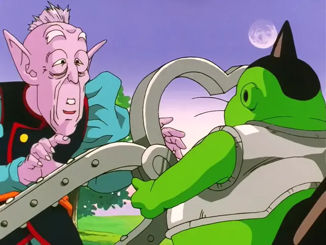 Uub se enfrenta a Baby por primera vez en el episodio 32 de Dragon Ball GT