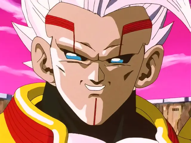Baby derrota a Uub en el episodio 32 de Dragon Ball GT