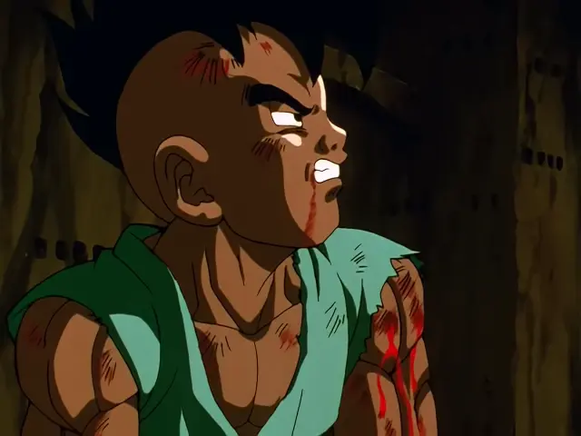 Super Uub nace tras el sacrificio de Majin Buu en el episodio 32 de Dragon Ball GT